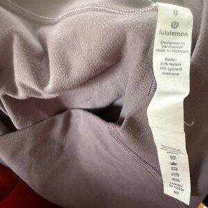 Lululemon Align Size 8 high rise legging purple